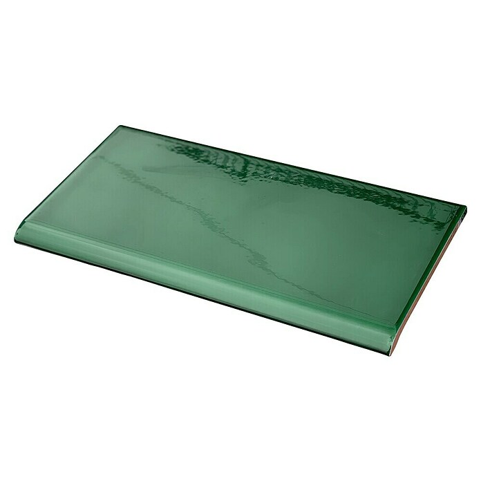 Baldosa decorativa Vierteaguas  (14 x 28 cm, Verde claro)