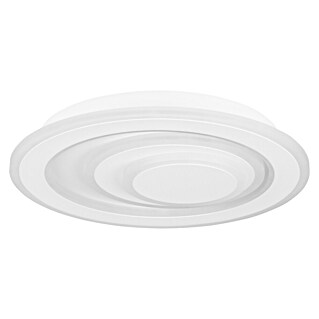Eglo Plafón LED redondo Palagiano 1 (14 W, Ø x Al: 38 x 5 cm, Blanco, Blanco cálido, 2.100 lm)