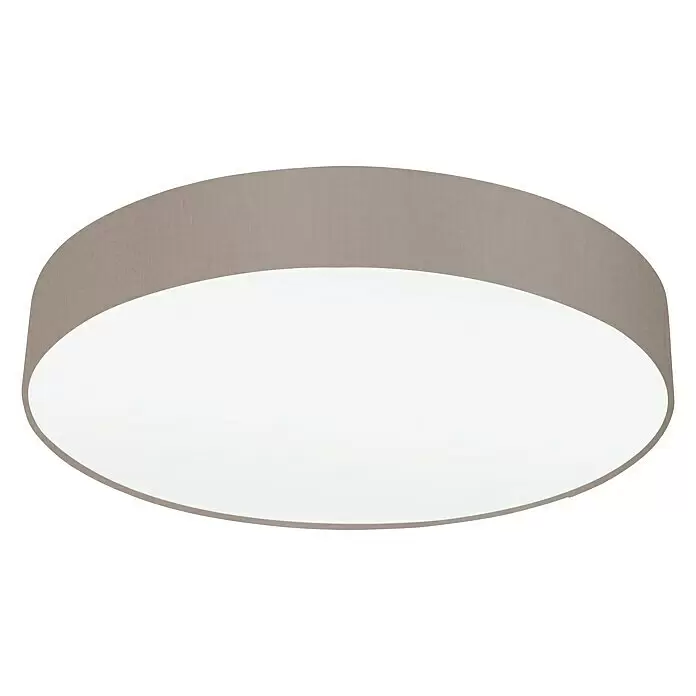 Eglo Pasteri Deckenleuchte rund - 180 W, Ø x H: 570 mm x 15 cm, Taupe, Weiß, E27