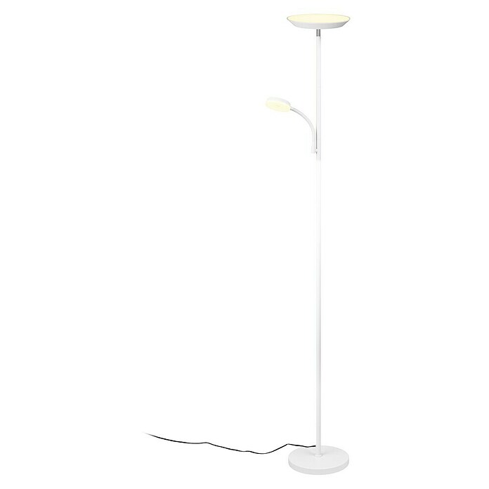 Trio Lighting Lámpara de pie LED con lector (18 W, Altura: 178 cm, Blanco, Blanco cálido) | BAUHAUS