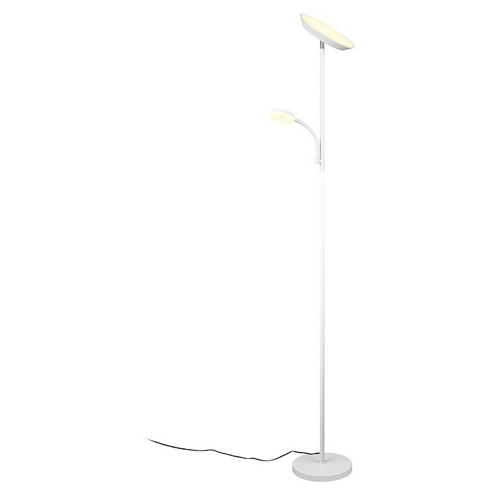Trio Lighting Lámpara de pie LED con lector (18 W, Altura: 178 cm, Blanco, Blanco cálido) | BAUHAUS