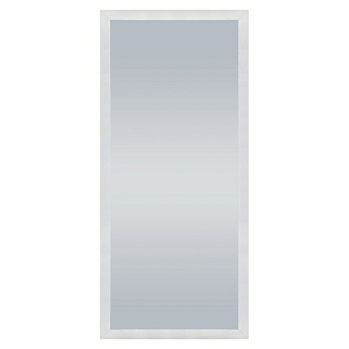 Espejo con marco de madera natural Mauren (49 x 139 cm, Blanco, Madera) | BAUHAUS