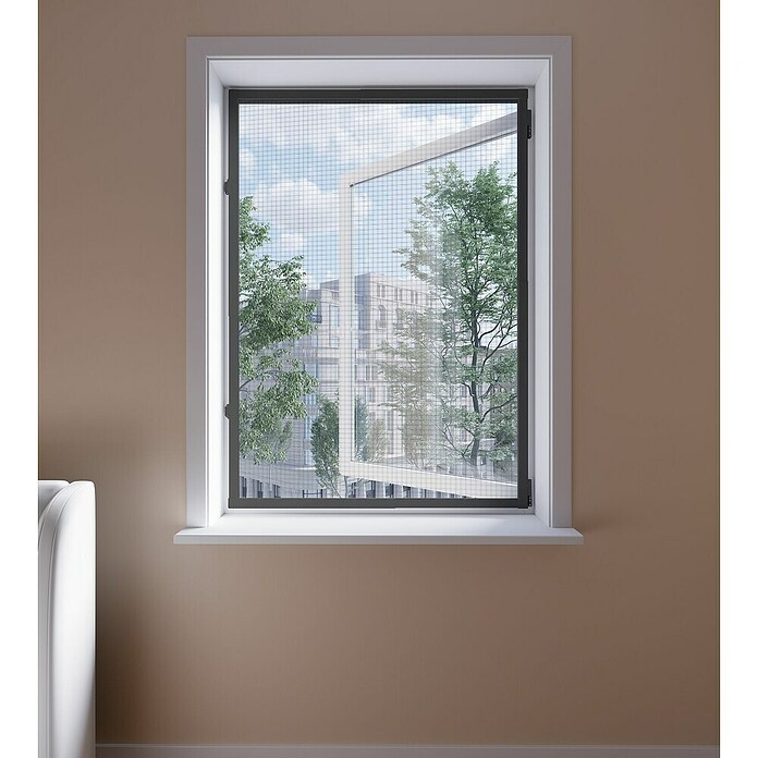 Hamstra Inzethor telescopisch (Antraciet, Hoogteverstelling: 90 cm - 140 cm, Breedteverstelling: 60 cm - 100 cm) | BAUHAUS