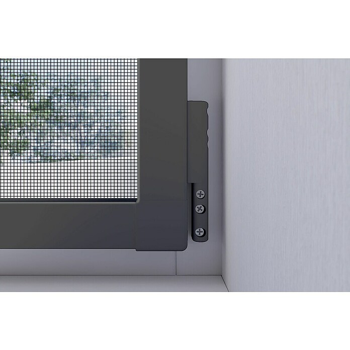 Hamstra Inzethor telescopisch (Antraciet, Hoogteverstelling: 90 cm - 140 cm, Breedteverstelling: 60 cm - 100 cm) | BAUHAUS