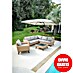 Conjunto de muebles Royal sofá esquinero + sillón + mesa 