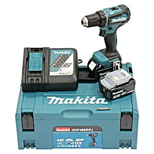 Makita LXT 18V Akku-Bohrschrauber-Set DDF485RFJ (18 V, 2 Akkus, 50 Nm)