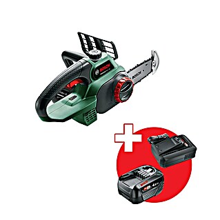 Bosch Power for All 18V Akumulatorska verižna žaga UniversalChain 18 Starter-Set (4 Ah, 1 baterija, Dolžina meča: 20 cm)
