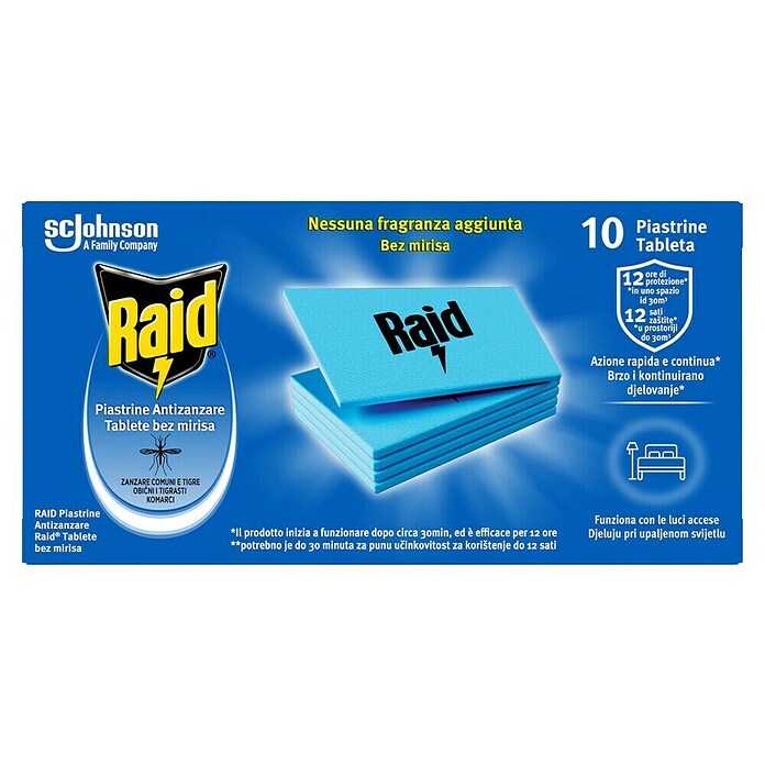 Raid Dodatno punjenje aparatića za komarce  (10 Kom., U zatvorenom) | BAUHAUS