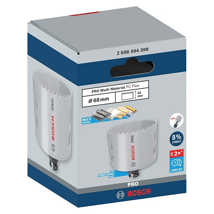 Bosch Lochsäge Pro Multi Material PC Plus (Durchmesser: 68 mm, Stahl) | BAUHAUS