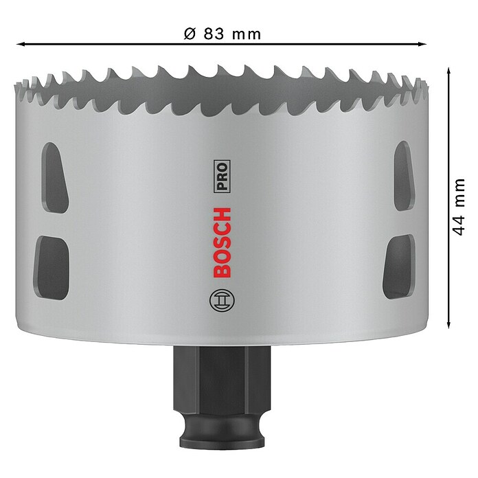 Bosch Sierra de corona BiM Progressor (Diámetro: 83 mm, Acero) | BAUHAUS