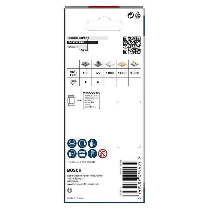 Bosch Professional Set de sierras de corona Multi Material PC Plus (Diámetro: 68 mm, 5 pzs.) | BAUHAUS