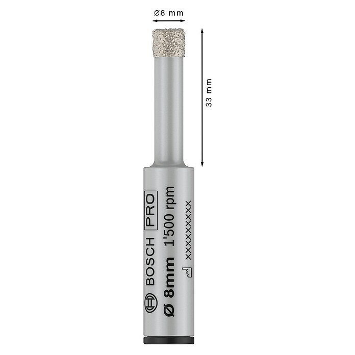 Bosch Tegelboor Pro Ceramic Dry (1 st., Boordiameter: 8 mm) | BAUHAUS