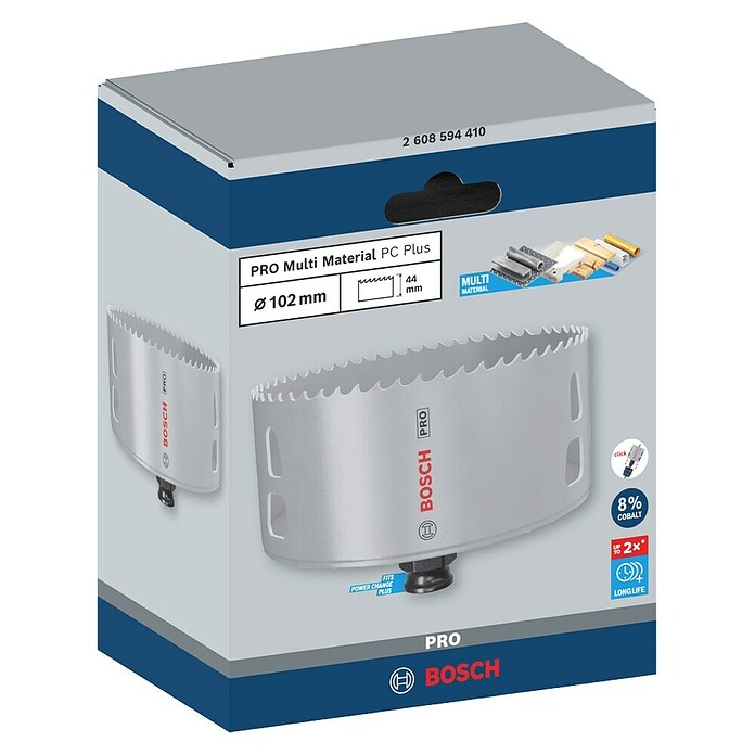 Bosch Kruna za bušenje rupa u drvu BiM Progressor  (Promjer: 102 mm, HSS bimetal) | BAUHAUS