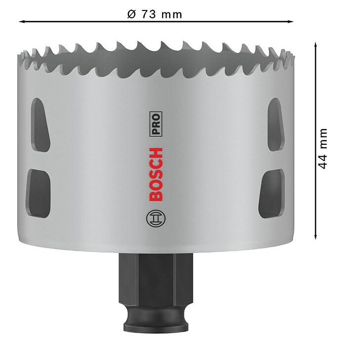 Bosch Lochsäge Pro Multi Material PC Plus (Durchmesser: 73 mm, Stahl) | BAUHAUS