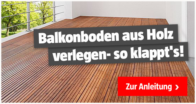 Teaser zu Ratgeber Balkonboden verlegen