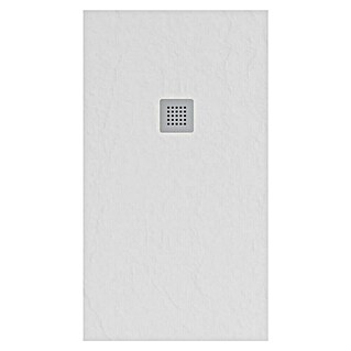 Plato de ducha Gravity (L x An: 70 x 100 cm, Blanco)