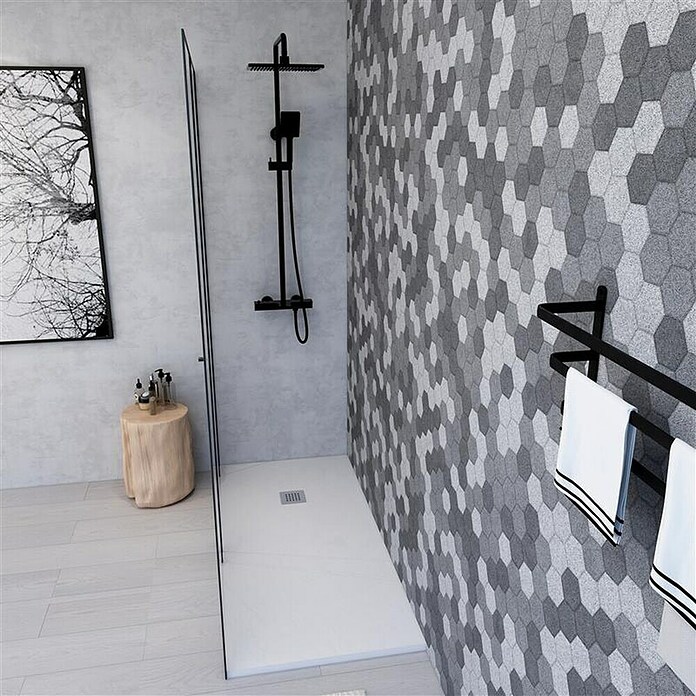 Plato de ducha Gravity (L x An: 70 x 140 cm, Blanco) | BAUHAUS
