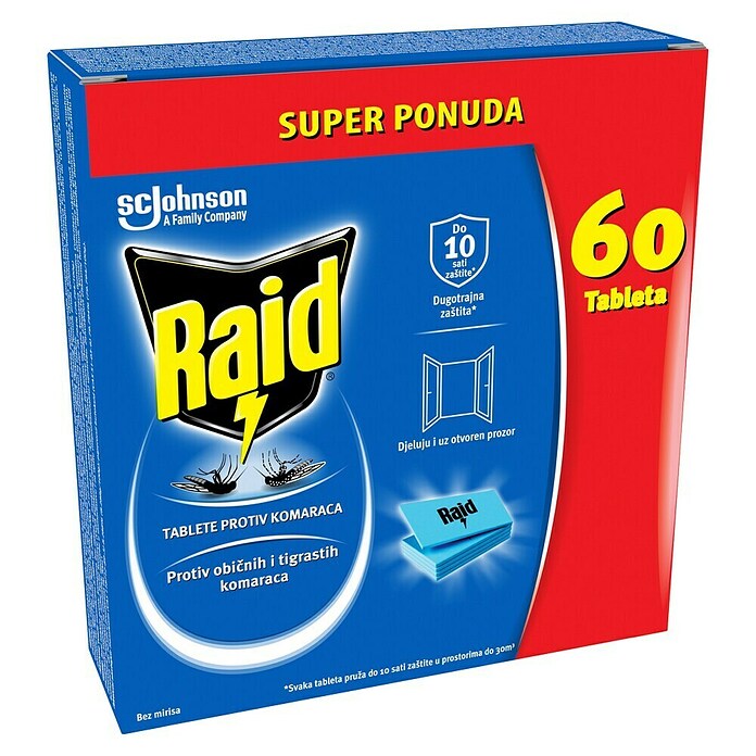 Raid Dodatno punjenje aparatića za komarce  (60 Kom., U zatvorenom) | BAUHAUS