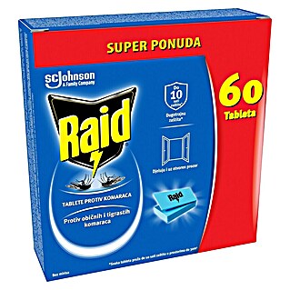 Raid Dodatno punjenje aparatića za komarce (60 Kom., U zatvorenom)