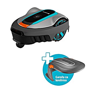 Gardena Robotska kosilnica Sileno City 600 in garaža (600 m², Širina reza: 17 cm)