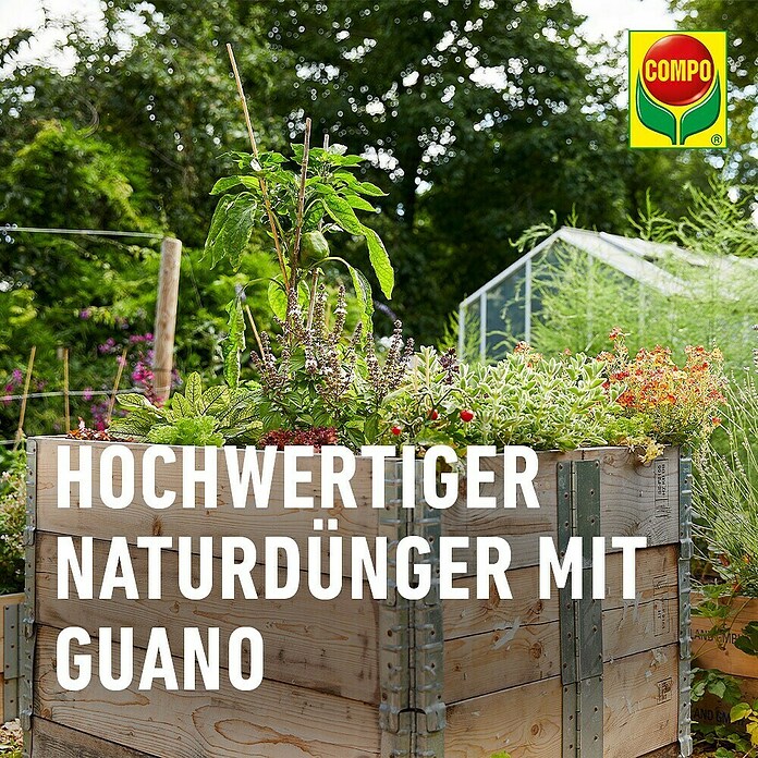 Compo Bio Universaldünger mit Guano (3 kg) | BAUHAUS
