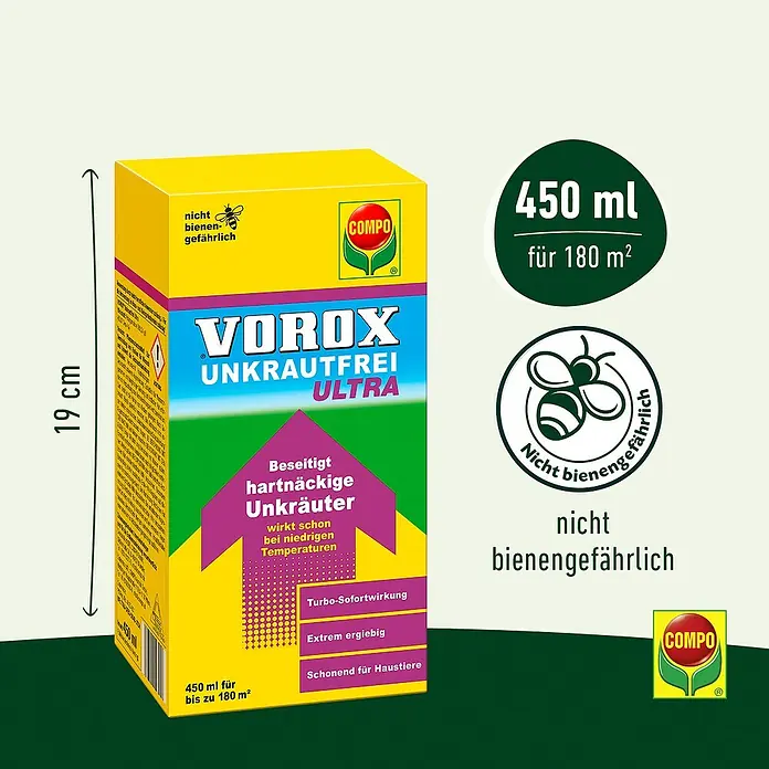 Compo Vorox Unkrautfrei Ultra - 450 ml online kaufen bei BAUHAUS