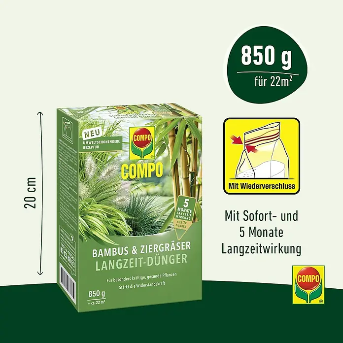 Compo Langzeitdnger Bambus & Ziergrser - 850 g online kaufen bei BAUHAUS