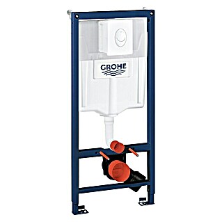 Grohe Rapid SL WC-Vorwandelement 3 in 1-Set (16,5 x 50 x 113 cm, Mit Grohe Skate Air Betätigungsplatte, Pulverbeschichtet)