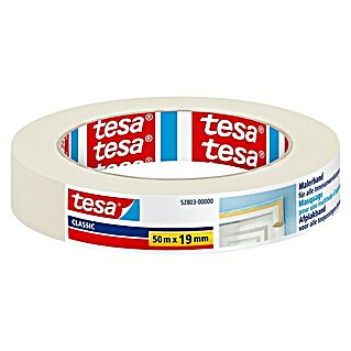 Tesa Classic Maler-Kreppband (50 m x 19 mm)