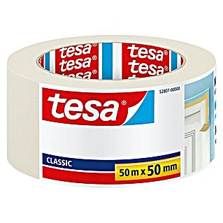 Tesa Classic Maler-Kreppband (50 m x 50 mm)