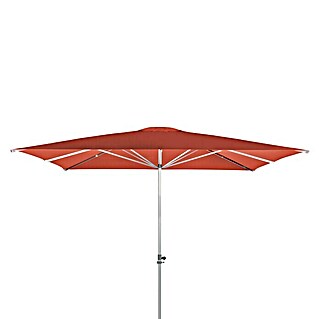 Doppler Alu Expert Marktschirm Teleskop (Terracotta, L x B: 350 x 350 cm)