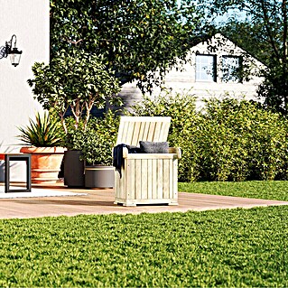 Promadino Gartenbox Patrick (56 x 43 x 56 cm, Kiefernholz, Ohne Auflage)