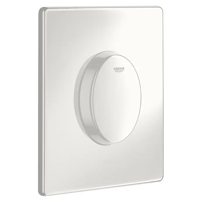 Grohe Betätigungsplatte Skate Air Variante 1 - Weiß, 1-Mengen-Spülung - Grohe Arena Cosmopolitan Betätigungsplatte in Chrom für eine moderne Badgestaltung mit zeitlosem Design und hoher Funktionalität.