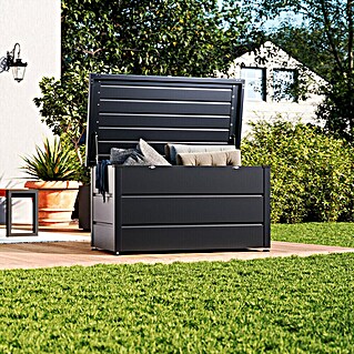 Hörmann EcoStar Gartenbox Elegant (136 x 67,2 x 72,5 cm, Anthrazit, Stahl)
