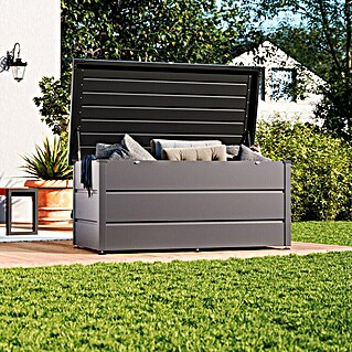Hörmann EcoStar Gartenbox Elegant (166 x 87,2 x 72,5 cm, Grau, Stahl)