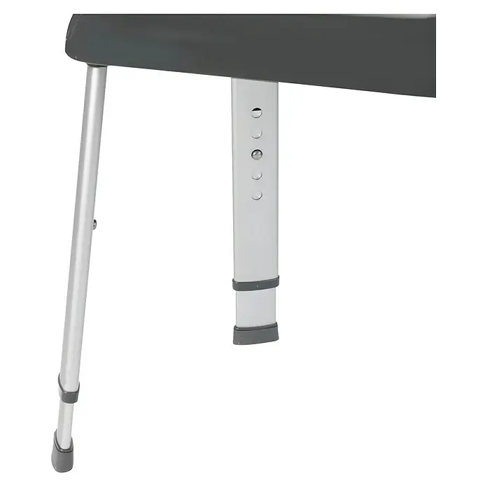 Tabouret Pliable De Douche WENKO Secura - Réglable En Hauteur, Capacité 120 Kg, Blanc