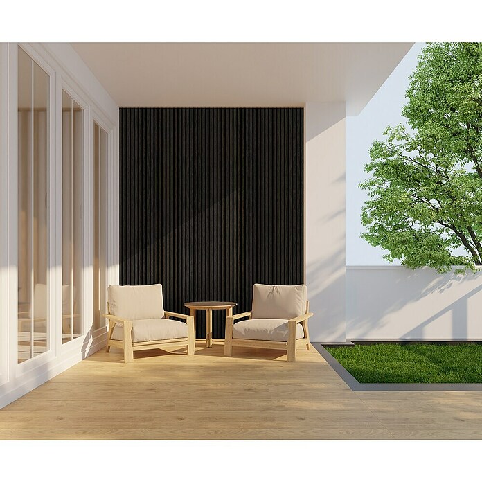 FN Neuhofer Akustični panel  (Tamni hrast, D x Š x D: 2.400 x 565 x 17 mm) | BAUHAUS