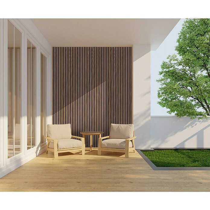 FN Neuhofer Akustični panel  (Hrast, D x Š x D: 2.400 x 565 x 17 mm) | BAUHAUS