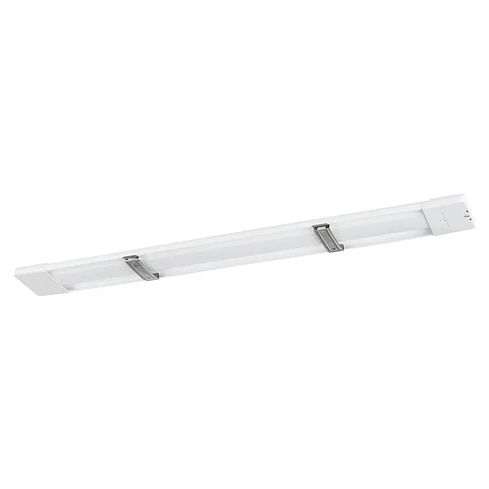 Eglo LED-Unterbauleuchte Sicciarotta - Lichtfarbe: Neutralweiß, 220 V - 240 V, Länge: 60 cm - Weißes lineares LED-Lichtband mit Montageclips.