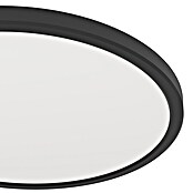 Eglo LED stropna svjetiljka  (13,9 W, Ø x V: 30 x 3 cm, Crna, Topla bijela) | BAUHAUS
