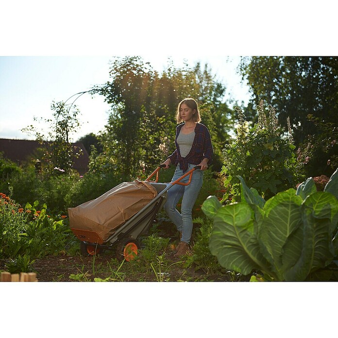 Worx Carretilla de obra Aerocart multifunción 8 en 1 (75 l, Acero, Capacidad de carga: 136 kg) | BAUHAUS