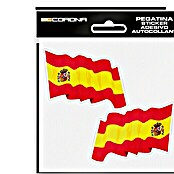 Etiqueta adhesiva ondeante España (Bandera)