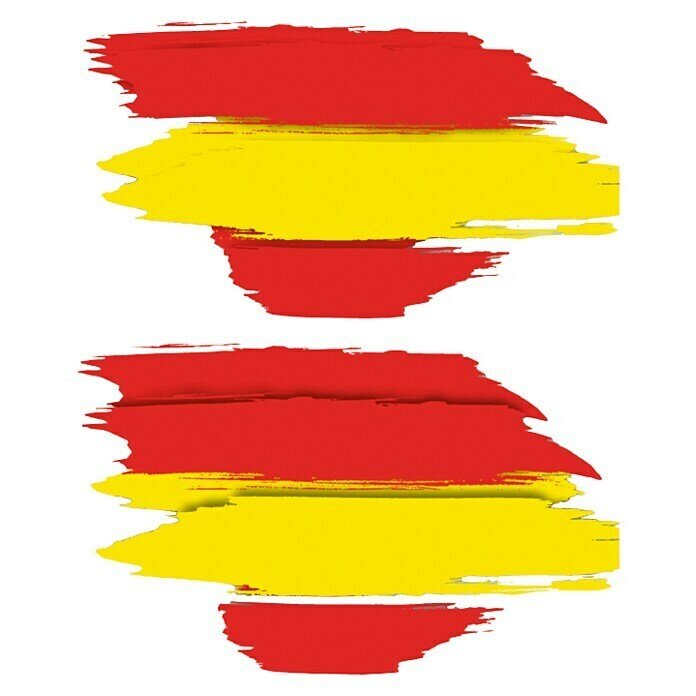 Adhesivo Bandera Pincelada España