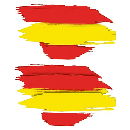 Etiqueta adhesiva pincelada España