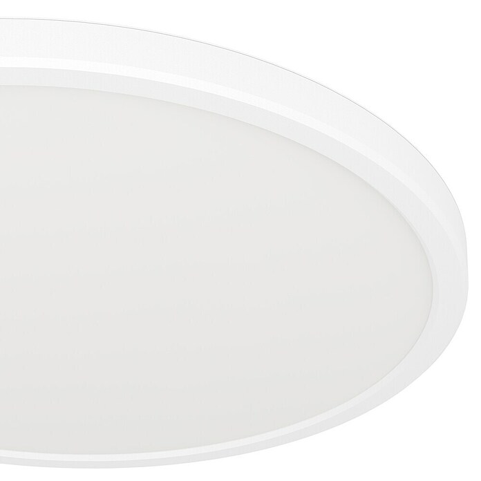 Eglo LED stropna svjetiljka  (13,9 W, Ø x V: 30 x 3 cm, Bijela, Topla bijela) | BAUHAUS