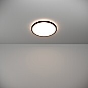 Eglo LED stropna svjetiljka  (13,9 W, Ø x V: 30 x 3 cm, Crna, Topla bijela) | BAUHAUS