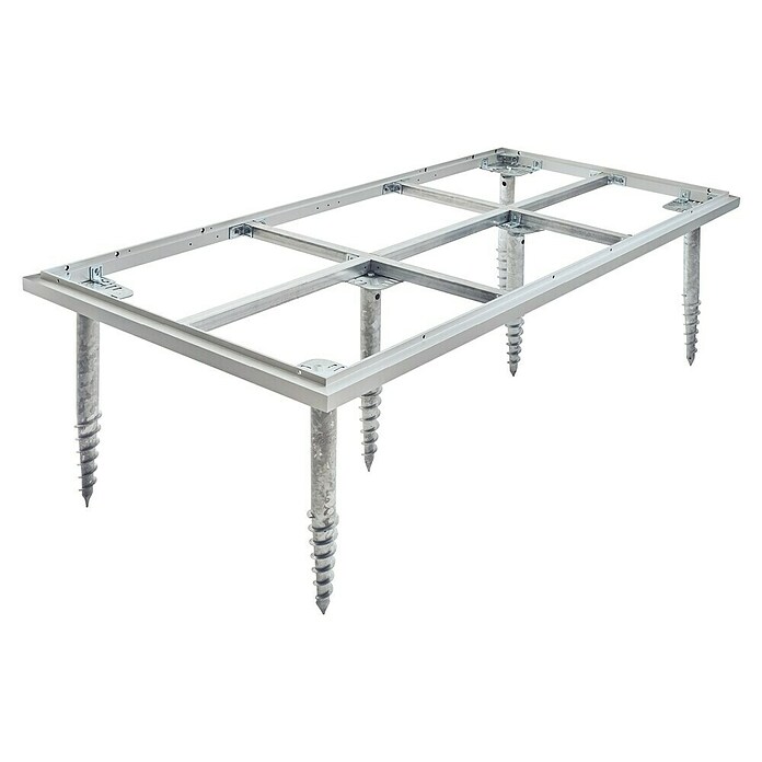 EcoStar Vijčani element za montažu podnožja metalne kućice Tip 1  (Namijenjeno za: EcoStar spremišta Euroline Trend Tip 1) | BAUHAUS