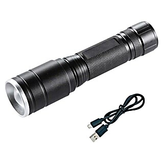 Prolight Zaklamp LED HI-POWER (Zwart, Aluminium, Met accuvoeding, 500 lm)