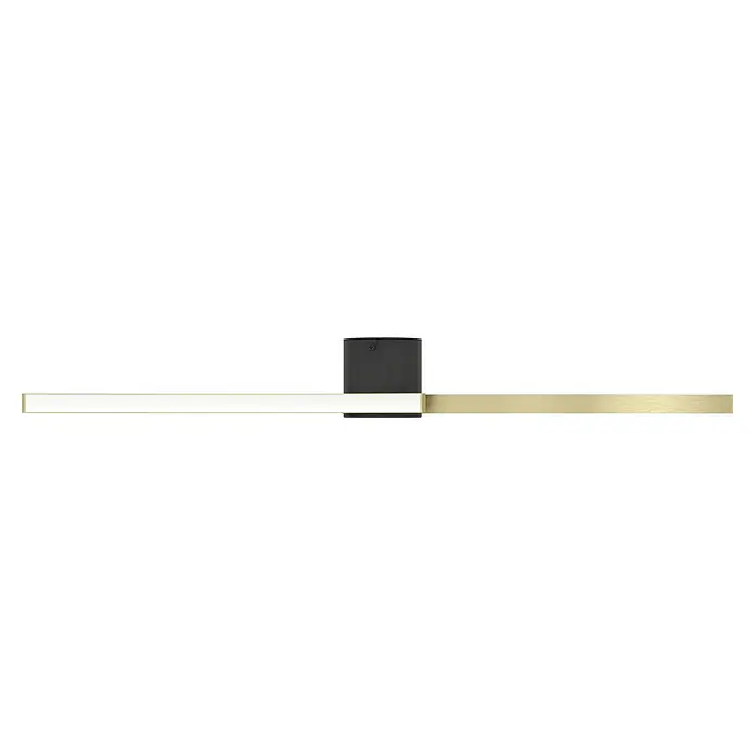 Eglo Plafón LED Aieta - 12 W, L x An x Al: 7 x 13 x 8 cm, Negro, Blanco neutro - Primer plano de una elegante mesa con un tablero elegante, que muestra un diseño moderno y minimalista.