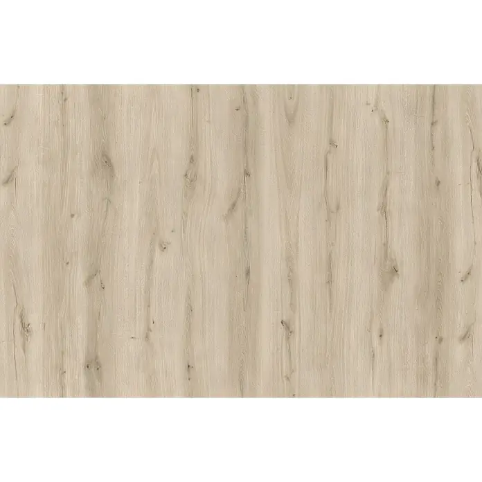 Laminado Hidro Guadiana - 1.200 x 191 x 7,8 mm, AC5, Resistente al agua - Detalle de una chapa de madera con tonos beige suaves y una veta natural, ideal para el diseño de muebles.